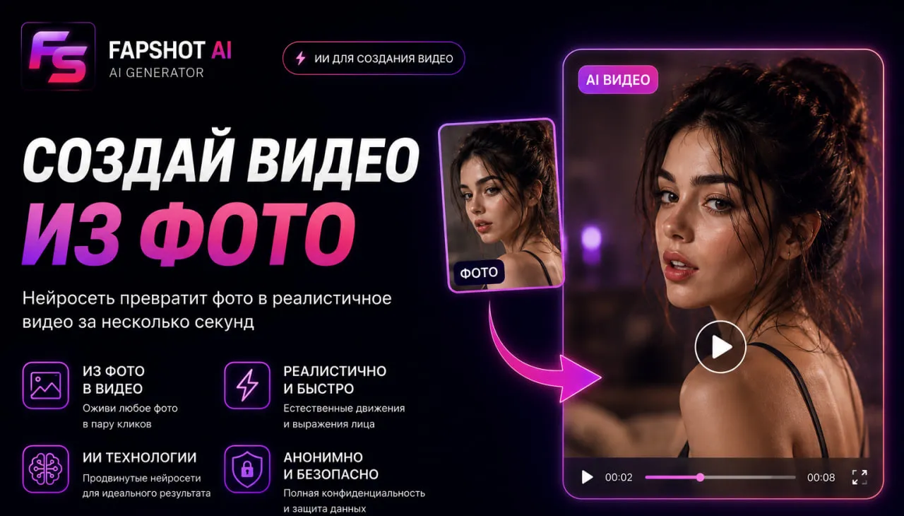 Нейросеть для создания видео 18+ из фото — обзор и как пользоваться