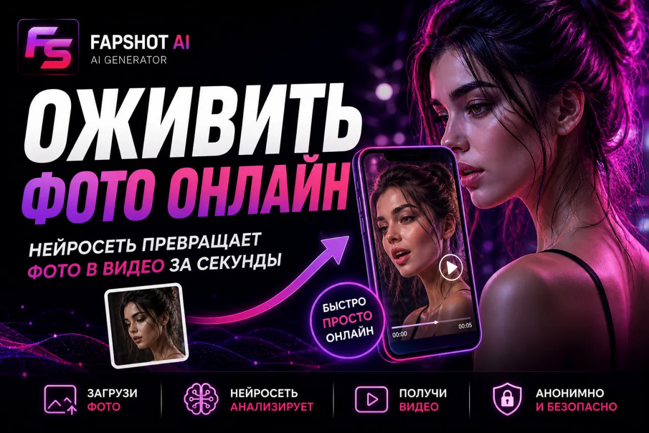 Оживить ваших фото онлайн — нейросеть FapShot AI